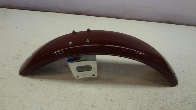 1978 kawasaki kz650 kz 650 k375. front fender and mounting bracket