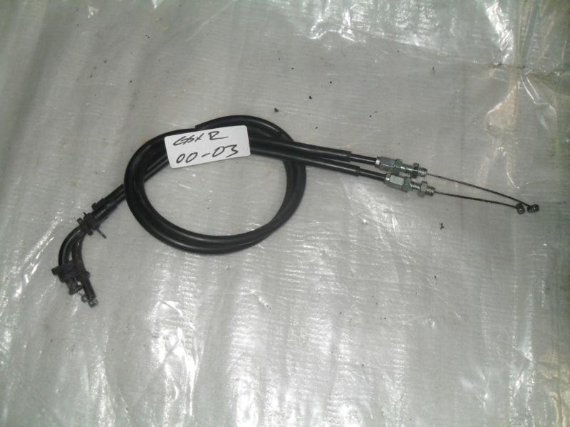 Suzuki gsxr 600 750 gsxr600 gsxr750 injector throttle cable set 00 01 02 03