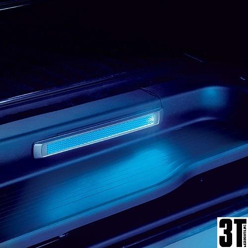 New carmate nz 752 universal illuminated mesh blue led door sill plate light 