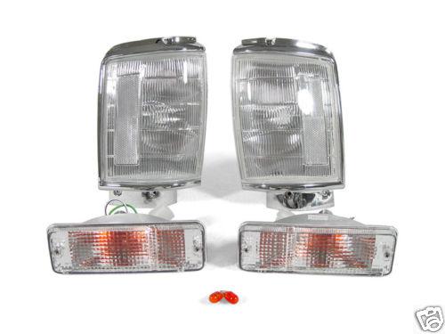 1984 1985 86 toyota pickup truck 4wd clear corner lights + bumper signal lights