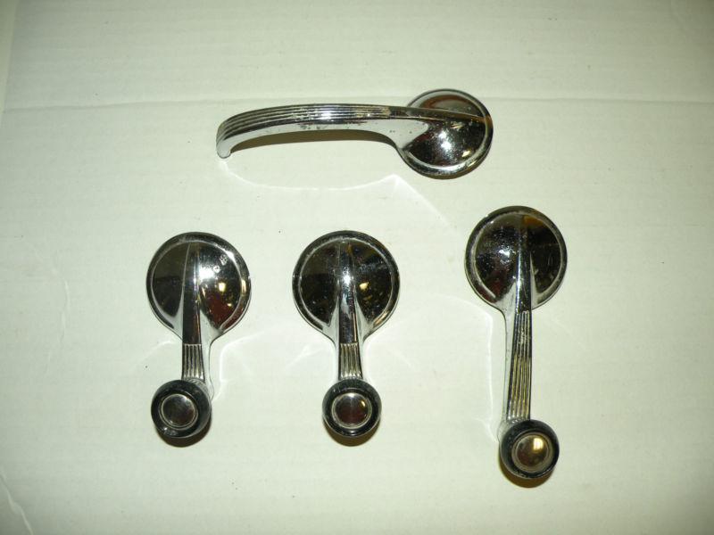 1955 1956 1957 chevrolet vent window & door glass cranks lock bez. door h