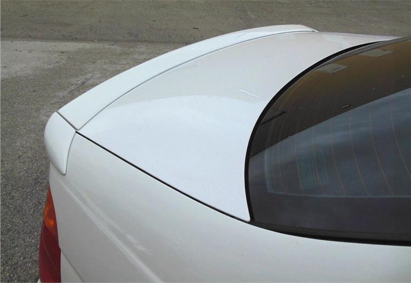 1999-2005 bmw 3 series sedan (e46) acs style 3pc rear lip spoiler (unpainted)