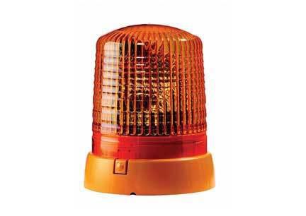 Hella kl7000f 12v halogen beacon with amber lens - fixed