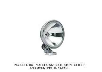 Hella ff200 h3 12v single chrome fog lamp - single fog light