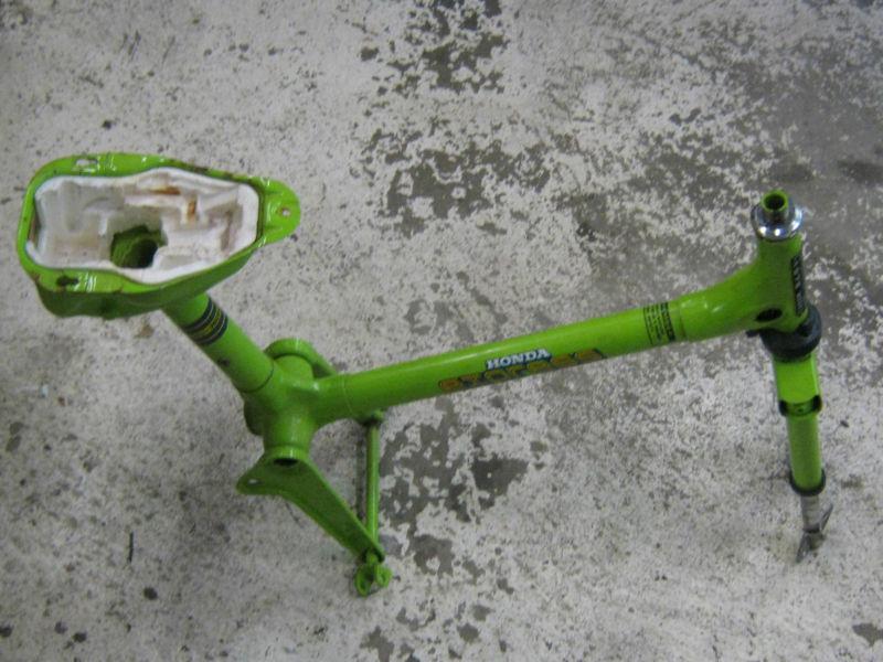 1978 honda express moped frame with front fork.