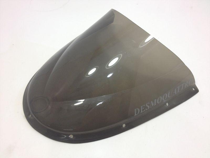 Ducati dark smoke race windscreen windshield 748 916 996 998 wind screen shield