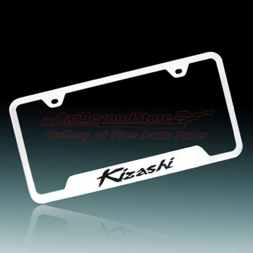 Suzuki kizashi chrome stainless steel license plate frame, lifetime warranty