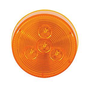 Husky round 2.5" led clearance/mark/light amber mcl-57ash