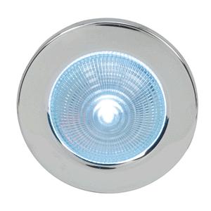 Perko round chrome plated surface mount led dome lightpart# 1157dp1chr