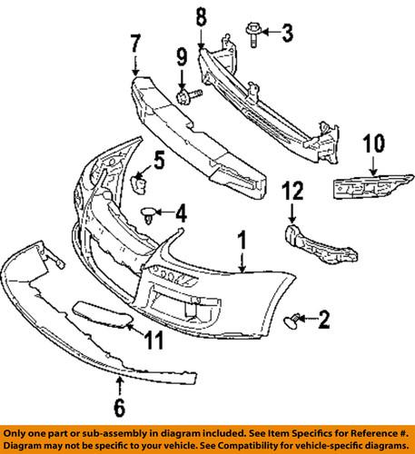 Volkswagen oem 1k0807718bgru bumper trim-molding