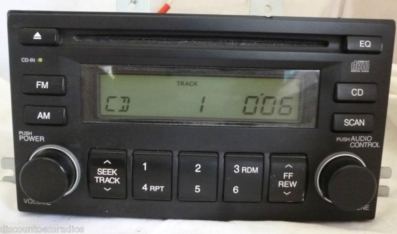 07-11 hyundai accent radio cd player 96100-1e485ca *    