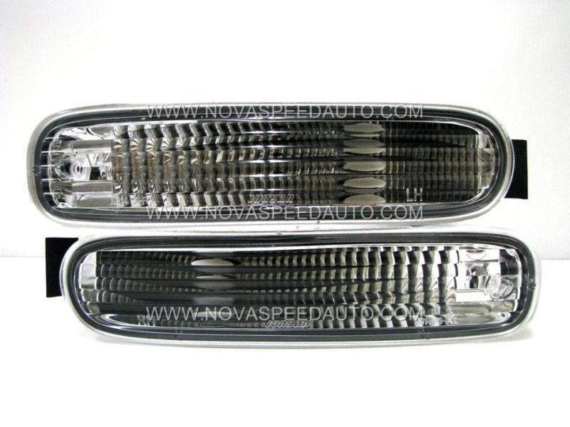 93-96~nissan~s14~silvia~240sx~zenki~signal~bumper~light~clear~