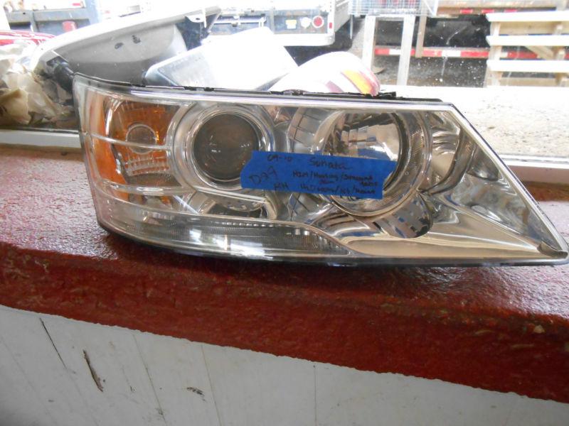 Hyundai sonata right halogen headlight lamp 2009 2010 passenger