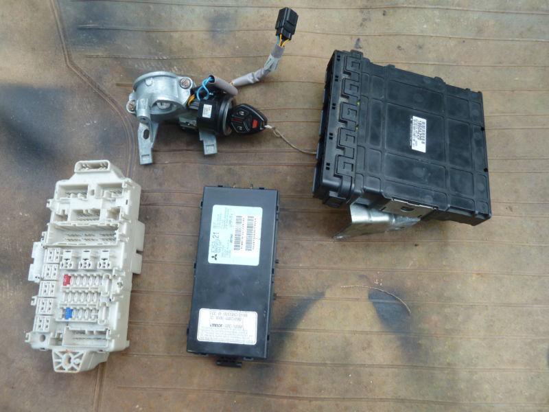 06 07 08 mitsubishi eclipse 3.8 ecm ecu computer 1860a220 with etacs and key