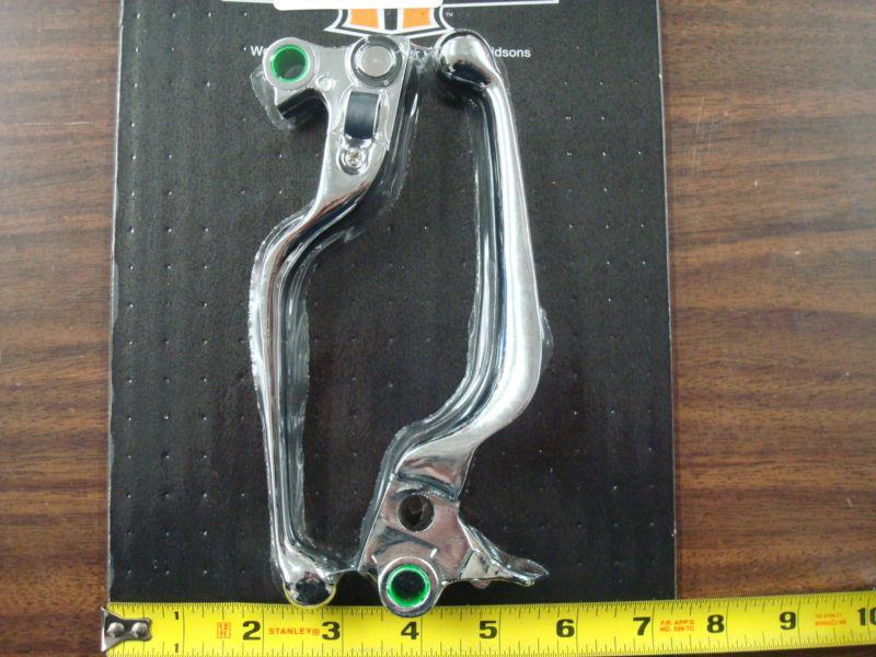 1996 - 2013 chrome hand lever set for harley davidsons