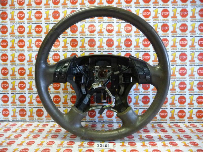 2004 honda accord steering wheel w/ audio & cruise control switch oem