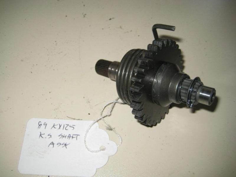 Kx125 kick start shaft assembly 1988-1993