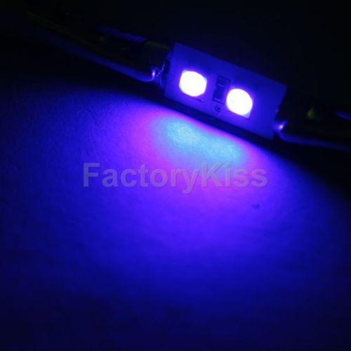 Gau canbus error-free 39mm 2-smd led car festoon blue light bulbs #395