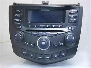 04-07 honda accord 6 disc radio player oem lkq