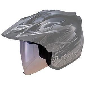 New gmax gm27 single adult helmet shield/visor, smoke