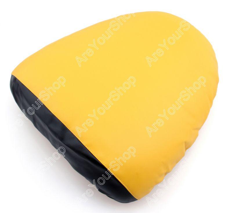 Rear pu leather seat cowl cover pillon suzuki gsxr 1300 1996-2007 yellow