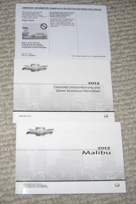 2012 chevrolet malibu owner's manual 