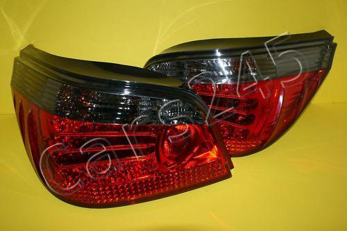 Bmw 5 series e60 2004-2007 led tail lights smoke / red