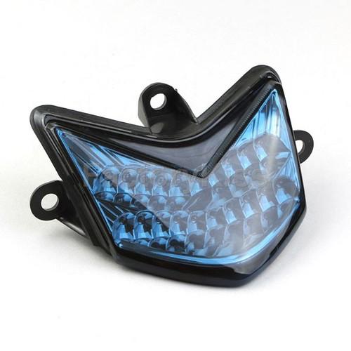 Gau new integrated led tail+turn light for kawasaki zx 10r 04-05 blue