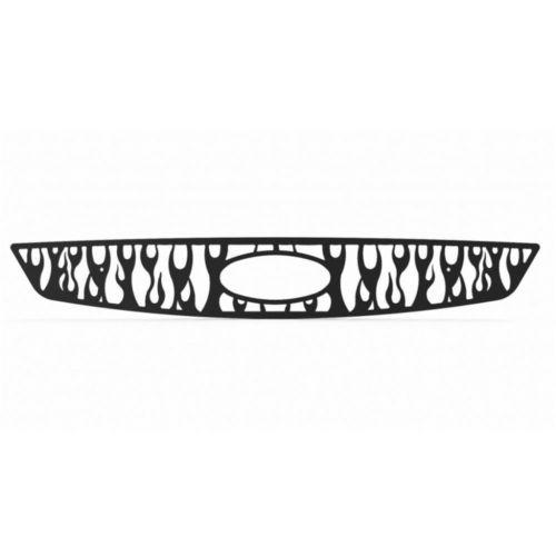 Ford focus 05-07 black vertical flame front metal grille trim cover grill insert