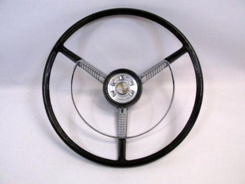 Vintage 1958 edsel pacer & ranger tele touch steering wheel