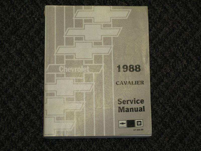 1988 88 chevrolet cavalier service manual 