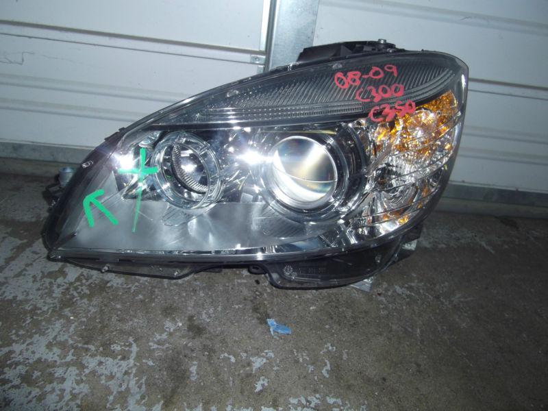 2008-2009 mercedes c300 c350 diver left xenon headlight oem