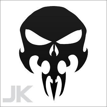 Sticker decals skull skulls gothic 0502 abf3f