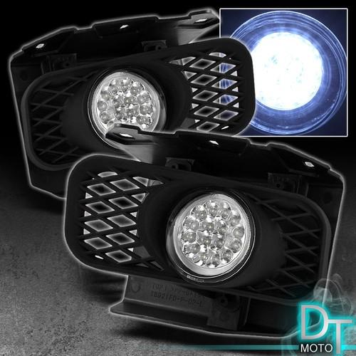 99-03 f-150 f150 expedition hyper white full led fog lights lamp left+right pair