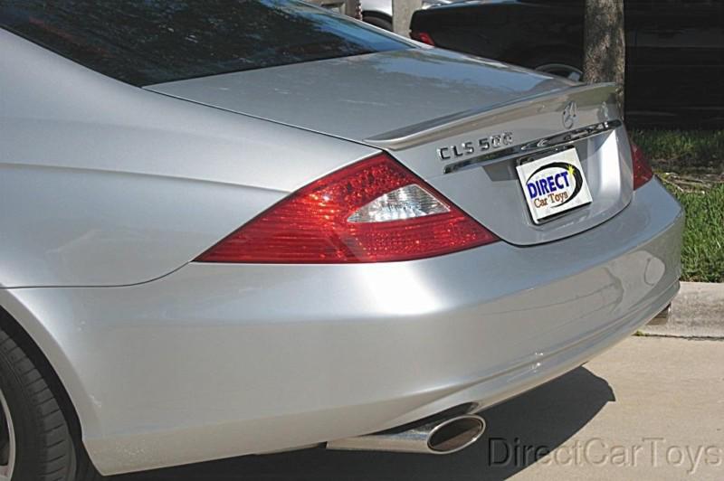 2005-2008 mercedes cls w219 l-style rear trunk lip spoiler (unpainted)