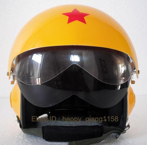 Motorcycle helmet gloss yellow scooter jet pilot half face tk#2 style adult m l