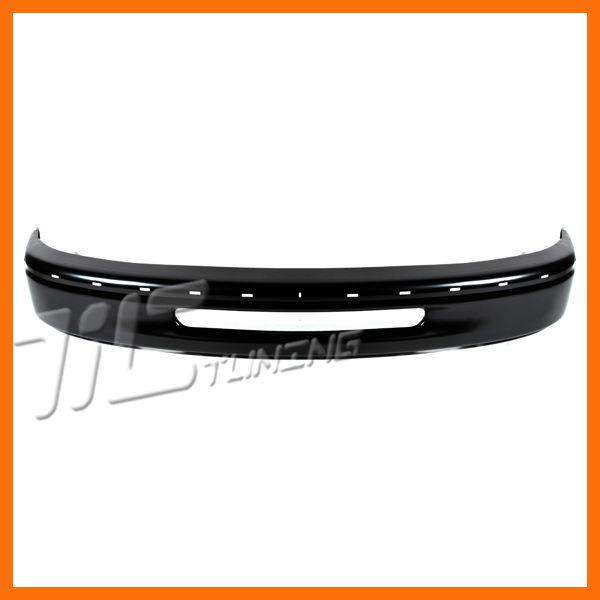 97 98 ford f150 f250ld 2wd front bumper face bar fo1002337 primed wo fog cutouts