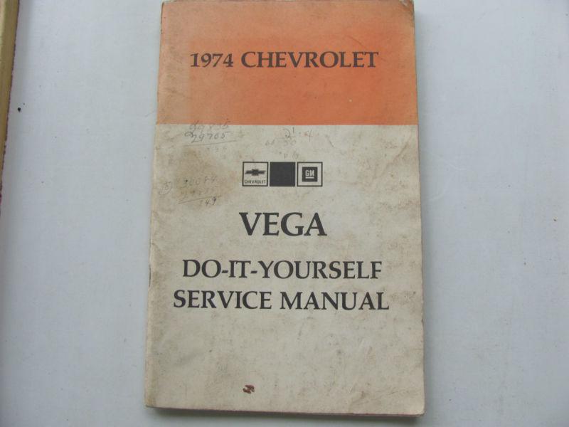 1974 chevrolet vega service manual  gm