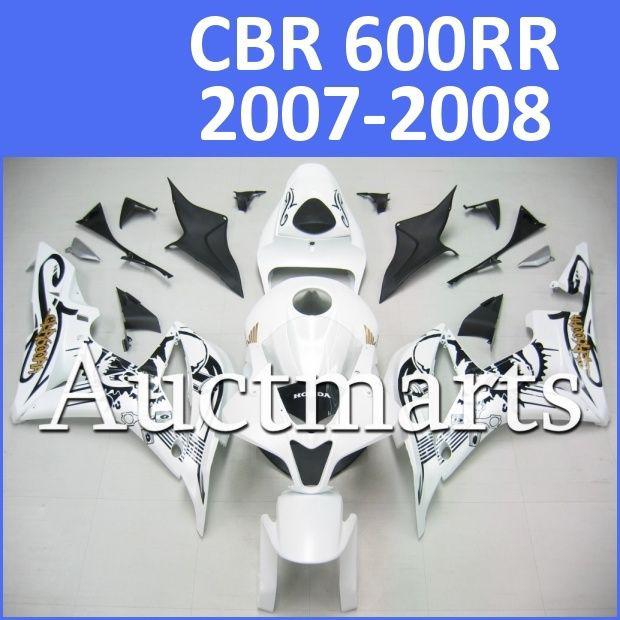 Fit honda 07 08 cbr600rr cbr 600 rr 2007 2008 fairing kit abs plastics d11 h43