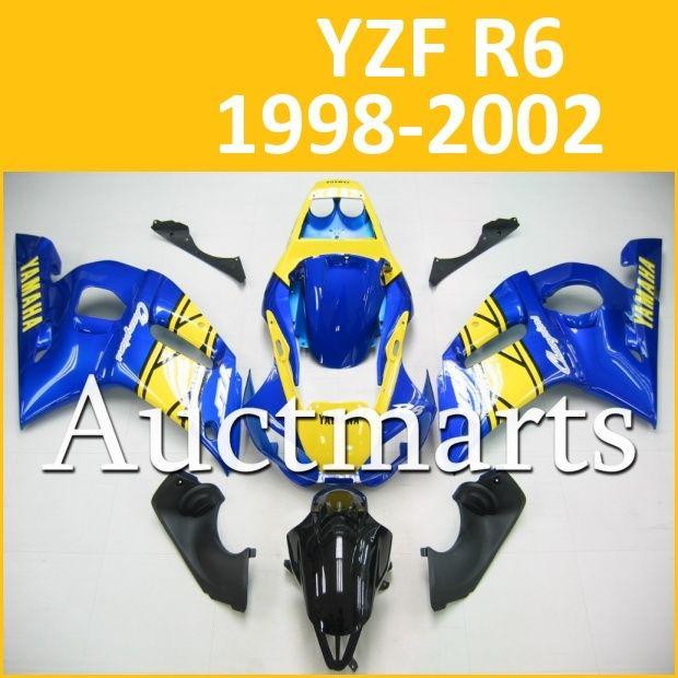 Fit yamaha yzfr6 98 99 00 01 02 yzf r6 1998 1999 2000 2001 2002 fairing b13 h15