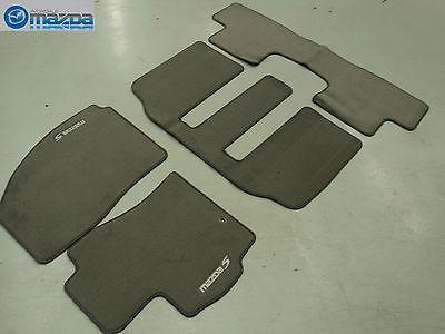 Mazda 5 2006-2010 new oem front and rear sand/grayfloor mats