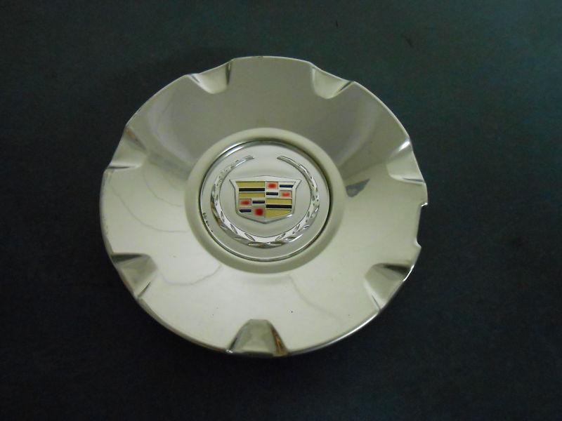 2005,05,06,07,08,09 cadillac cts,sts chrome center cap oem 9595437