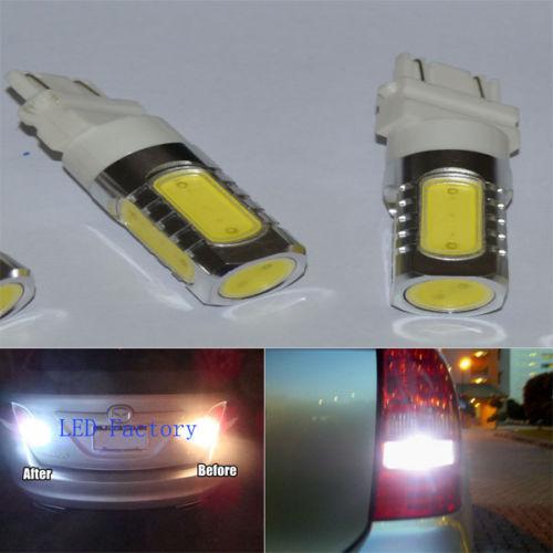 7.5 w high power xenon white reverse lights lamp 3156 3157 led bulbs backup a27