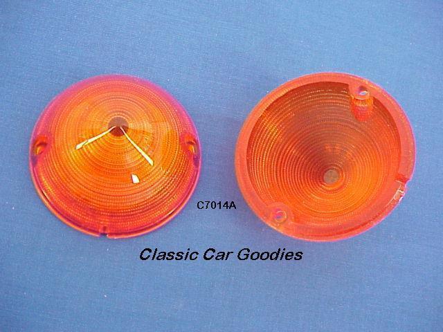 1955-1957 chevy truck amber park light lenses 1956 new!