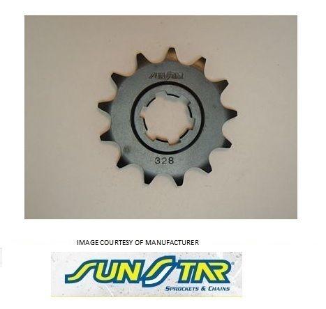 Sunstar 13t counter shaft steel sprocket suzuki rm 500 1983-1984, rm 465 1982