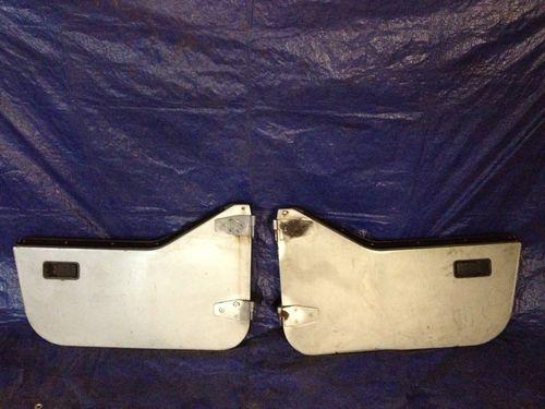 87-95 jeep wrangler yj factory steel half doors 81-86 cj solid