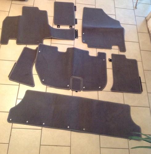 Complete set of 2008 honda odyssey factory interior floor mats gray 