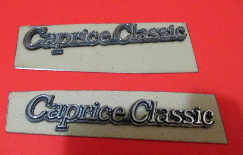 1979 caprice classic emblem