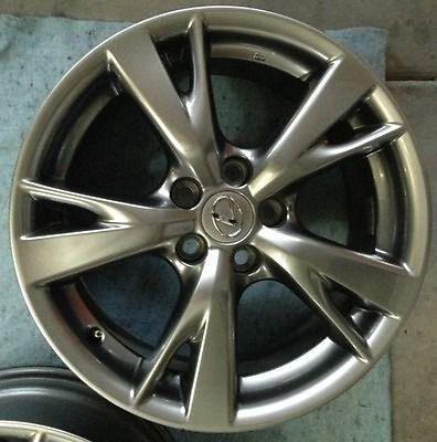 Genuine oem factory lexus is250/is350 f-sport 18 inch hypersilver wheel set