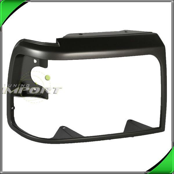 92-96 ford f150 f250 f350 bronco right head light lamp frame bracket bezel shell